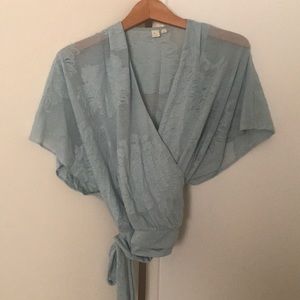 Anthropologie Eloise Wrap Top